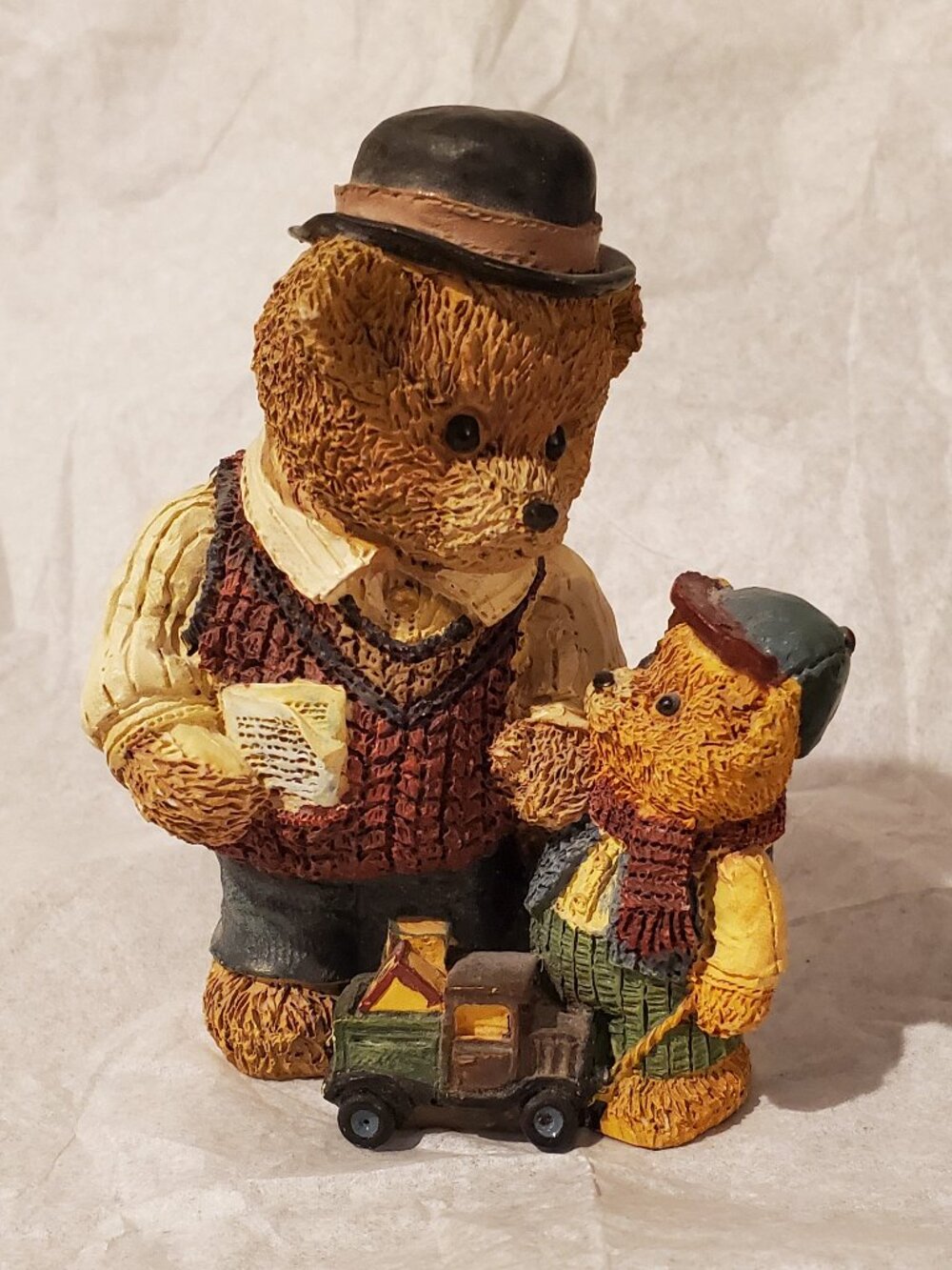 Antique Teddies Fred & Eddy "I Love You, Daddy" Keepsake Figurine